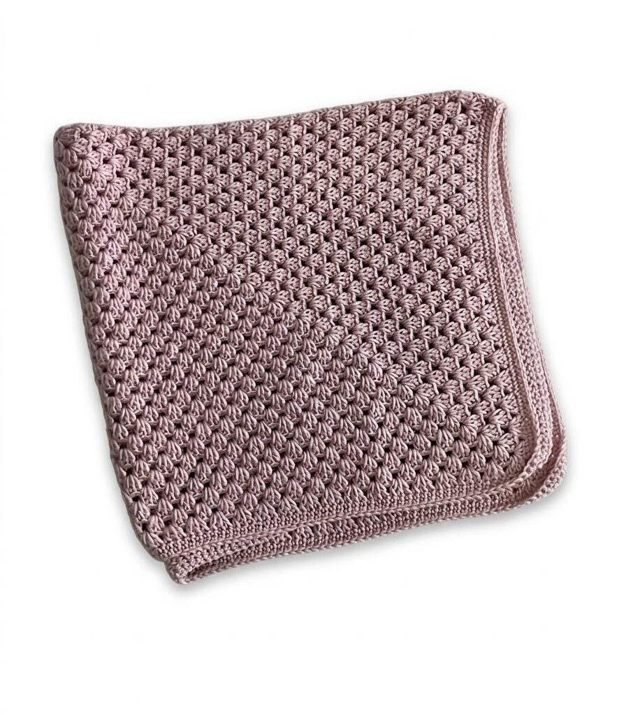 WhatsApp Image 2026-04-17 at 11.02.16 AM Handmade Pink Crochet Baby Blanket – Soft, Cozy & Adorable Design