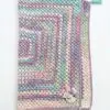 Handmade Pastel Crochet Baby Blanket with Unicorn Design & Tassel – Soft & Unique