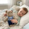 Teddy bear with blue shirt