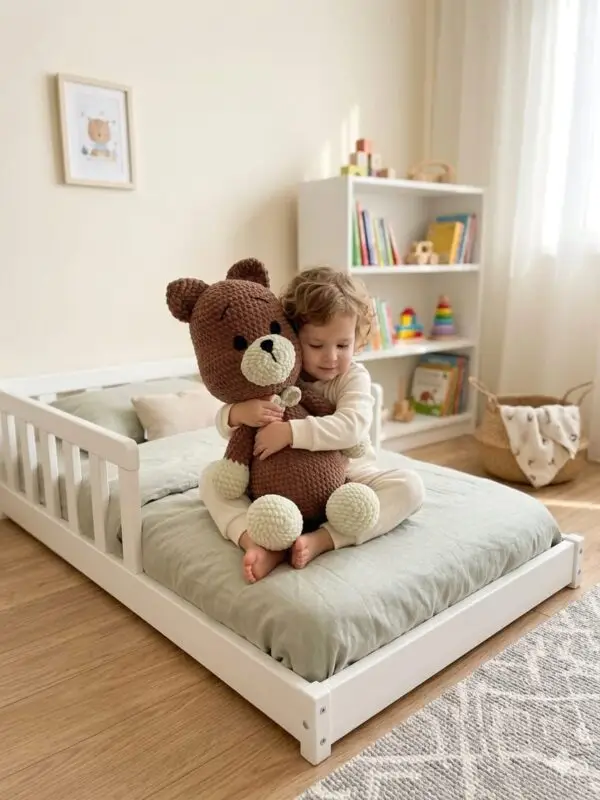 Large soft teddy bear