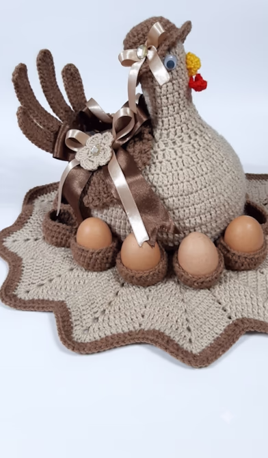 Easter Hen Egg Holder