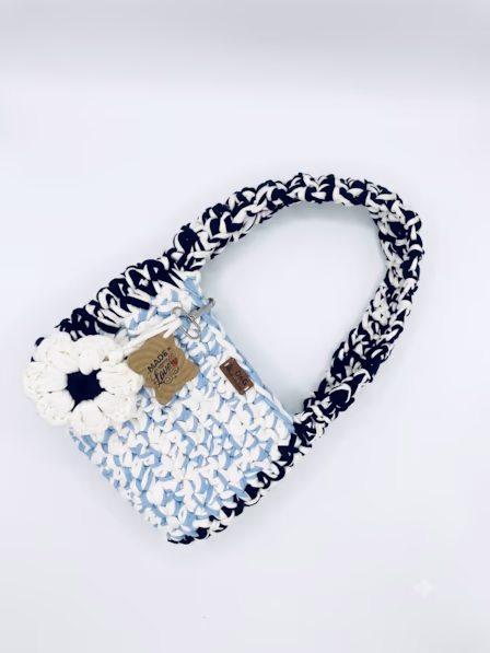 crochet bag t-shirt yarn