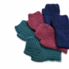 Textured Fingerless Gloves