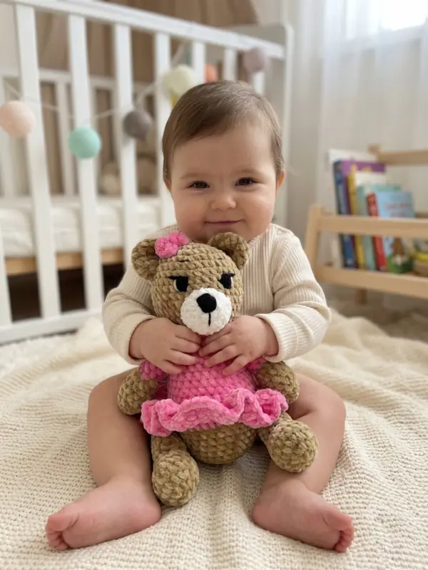 Soft Teddy Bear Girl