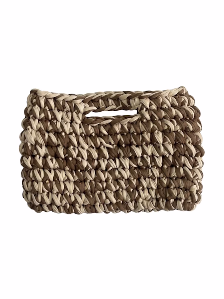 Beige clutch