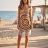 Radiant Bohemian Crochet Cover-Up Dress