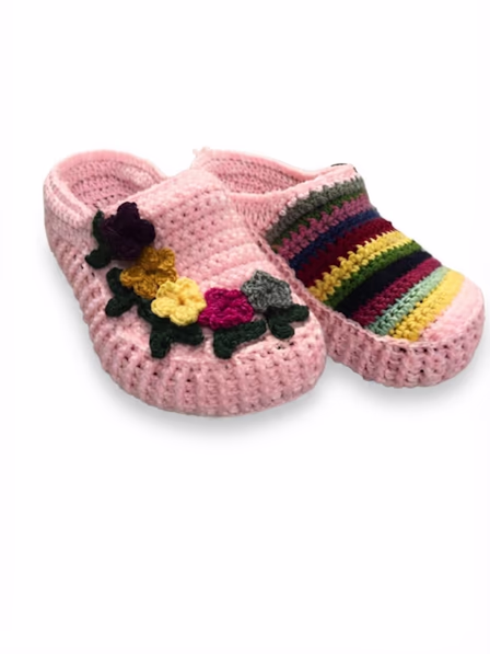 Pastel Pink Artisanal Hand-Crocheted Mixed-Pattern Edition