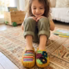 Gemini_Generated_Image_fq4vq1fq4vq1fq4v_50% Mustard Yellow Artisanal Hand-Crocheted Clogs: Mixed-Pattern Edition
