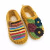 Gemini_Generated_Image_l4m4shl4m4shl4m4_50% Mustard Yellow Artisanal Hand-Crocheted Clogs: Mixed-Pattern Edition
