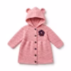 Handmade Crochet Bear-Eared Baby Cardigan Coat
