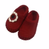 red flowered crocs