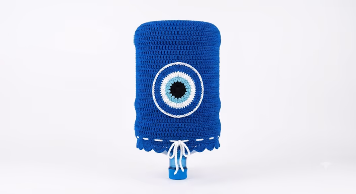 dispenser blue cover